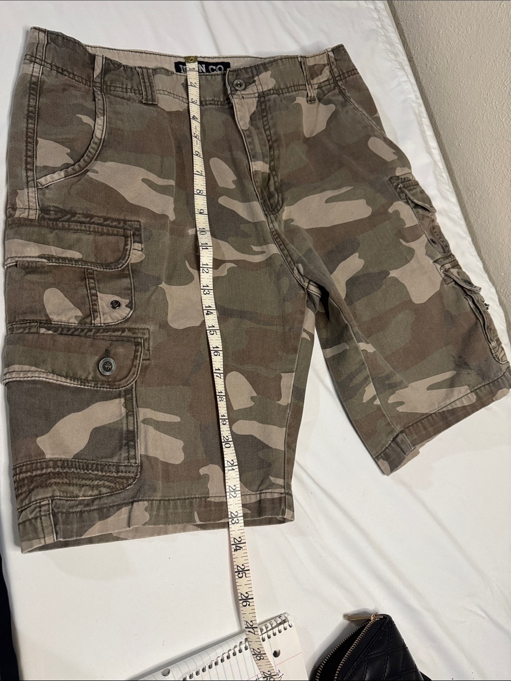 Men's Camo Cargo Shorts - Green
